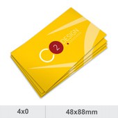 500 Cartões - Couchê Fosco 